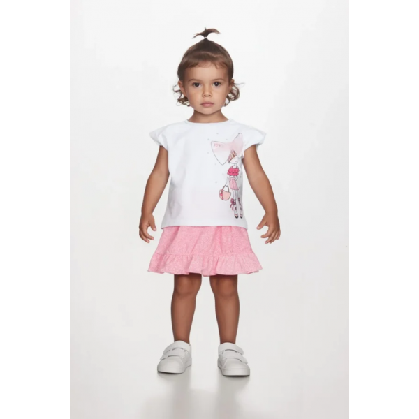 Joyce παιδικό κοριτσίστικο σετ με φούστα 2611153
