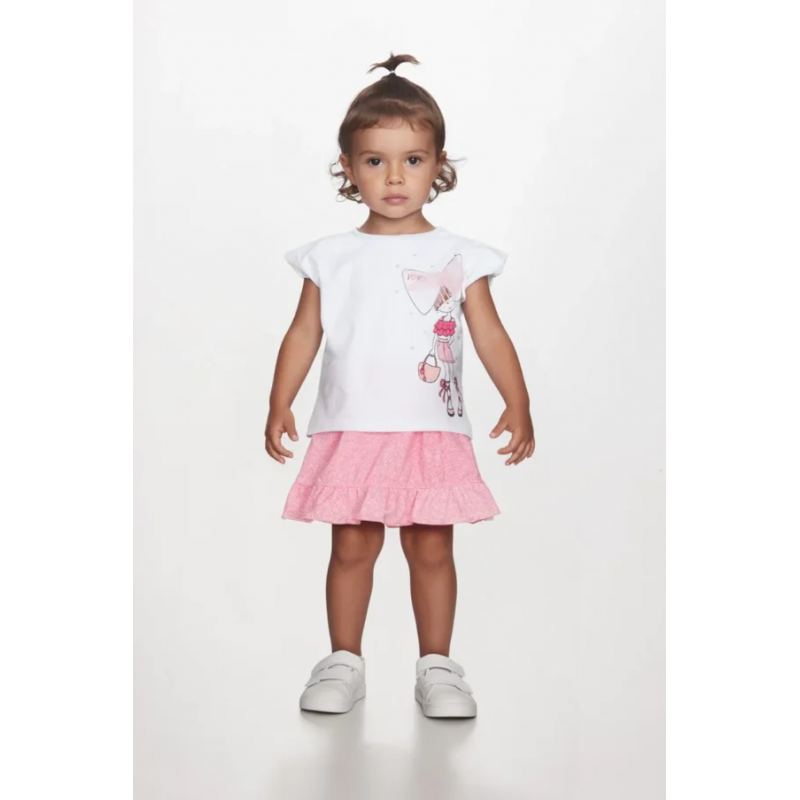 Joyce παιδικό κοριτσίστικο σετ με φούστα 2611153