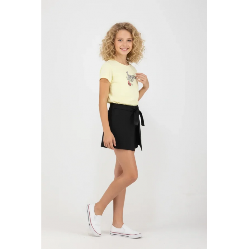 Joyce Παιδικό Σετ με σορτάκι-φούστα κίτρινο 2613140