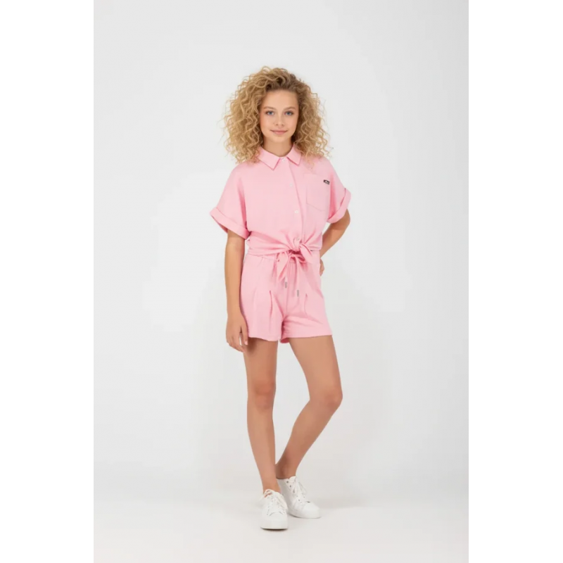 Joyce Παιδικό Σετ με πουκάμισο/ σορτς ροζ SHORT BLOUSE 2613153
