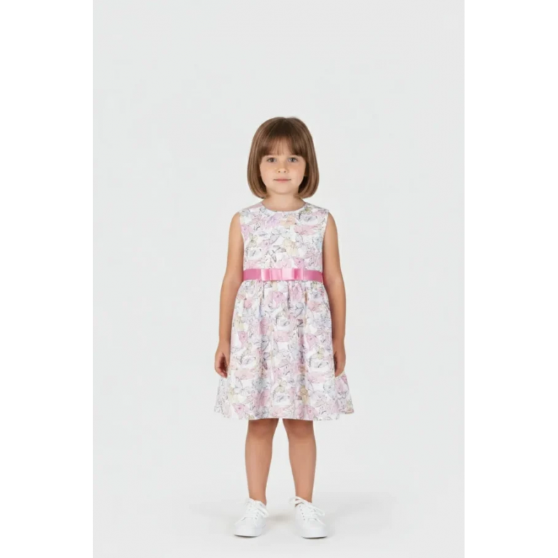 Joyce φόρεμα για κορίτσι με κορδέλα στην μέση  2643610