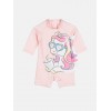 Joyce Παιδικό Μαγιό Ολόσωμο Ροζ 3/4 Μανίκι 2541800-pink