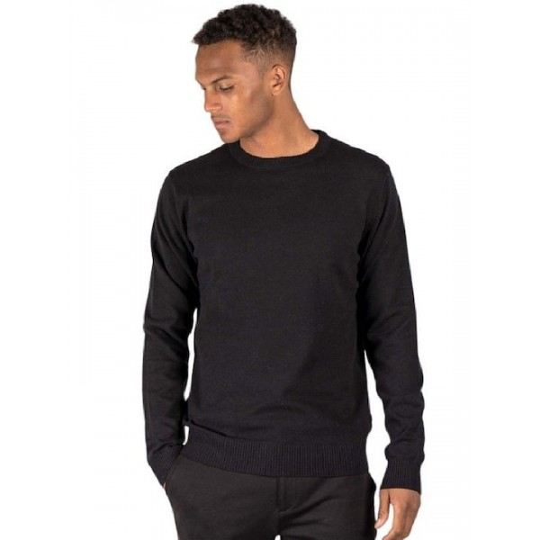 Marcus Ανδρικό Πουλόβερ Με Λαιμόκοψη Black 21-200158-9098