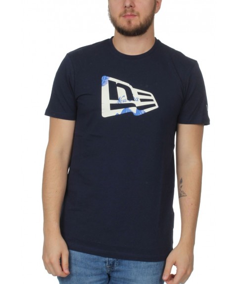NEW  ERA T-SHIRT DARK BLUE ne Flag Infill Tee 11935199