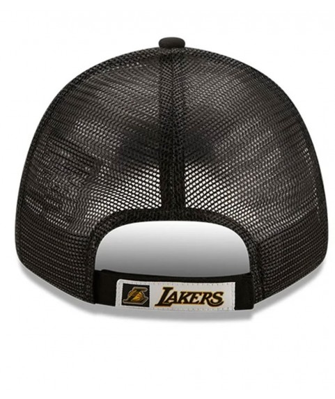 LA Lakers Home Field Black 9FORTY A-Frame Trucker Cap 60222305