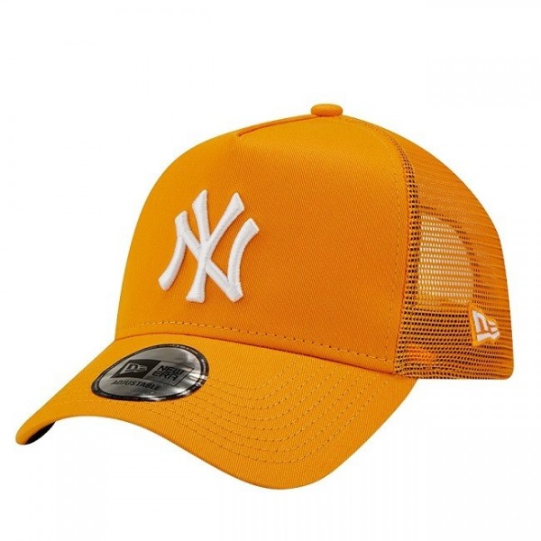 New Era Tonal Mesh Trucker New York Yankees - Gold/White 60222457