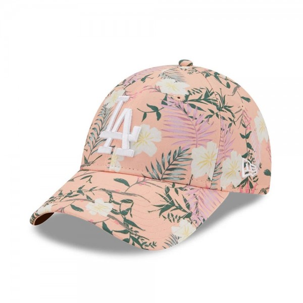 LA Dodgers Floral Womens Pink 9FORTY Adjustable Cap 9FORTY Pink 60240517