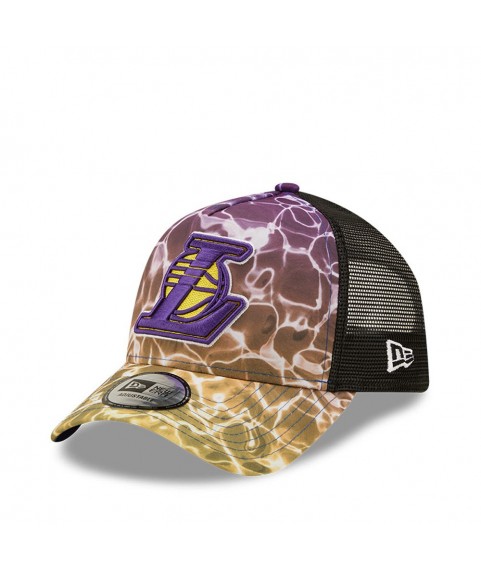 New Era La Lakers Summer City Ανδρικό Jockey με Δίχτυ Purple/Brown 60240455