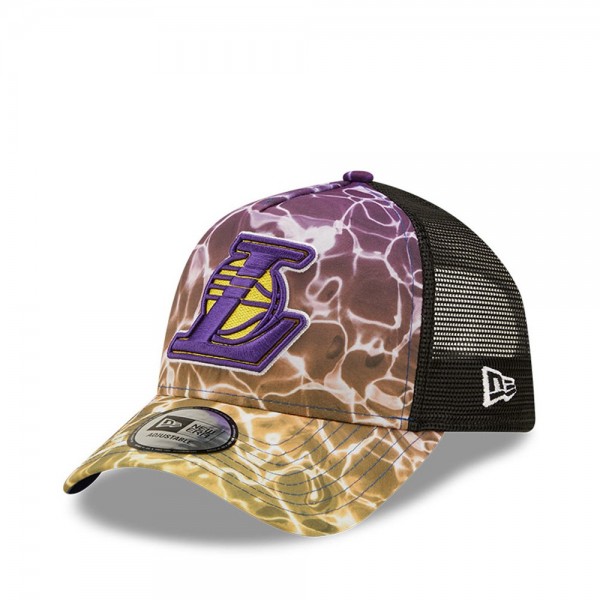 New Era La Lakers Summer City Ανδρικό Jockey με Δίχτυ Purple/Brown 60240455