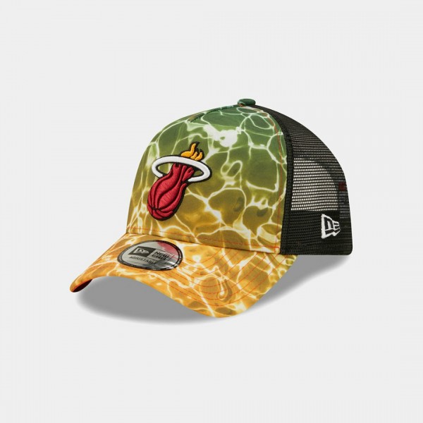 New Era Miami Heat Summer City A-frame Ανδρικό Jockey με Δίχτυ Πολύχρωμο 60240453