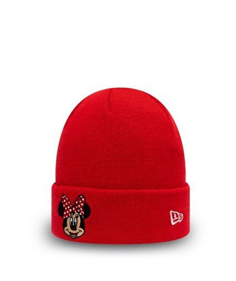 MINNIE MOUSE CHARACTER KIDS RED CUFF BEANIE HAT 60141466