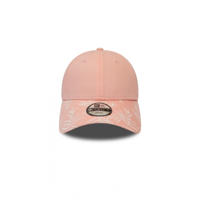 New Era Kids Palm Print 9 Forty Children Adjustable Cap Palm Print Rosa