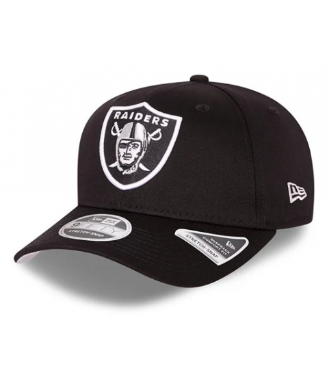 Las Vegas Raiders Team Colour Black 9FIFTY Stretch Snap Cap 60137517