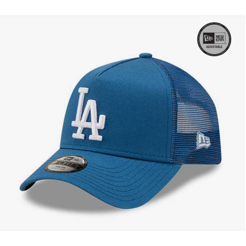 LA Dodgers Logo Kids Blue A-Frame Trucker Cap 60240346