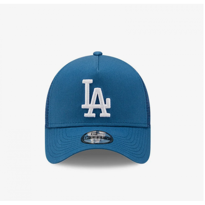 LA Dodgers Logo Kids Blue A-Frame Trucker Cap 60240346