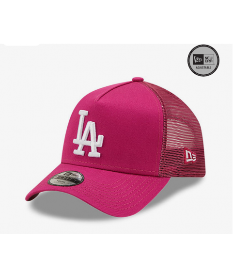 LA Dodgers Logo Kids Pink A-Frame Trucker Cap TRUCKER Colour Pink 60240479