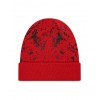 SPIDERMAN CHARACTER PAINT SPLAT KIDS RED CUFF BEANIE HAT 60141861