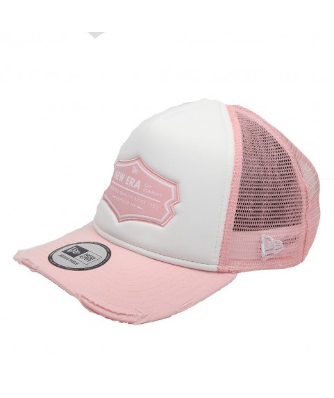 Cap New Era 940 Patch Trucker NE pink / white