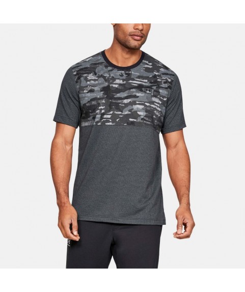 Under Armour Sportstyle Cotton Mesh Tee Grey 1329279-001