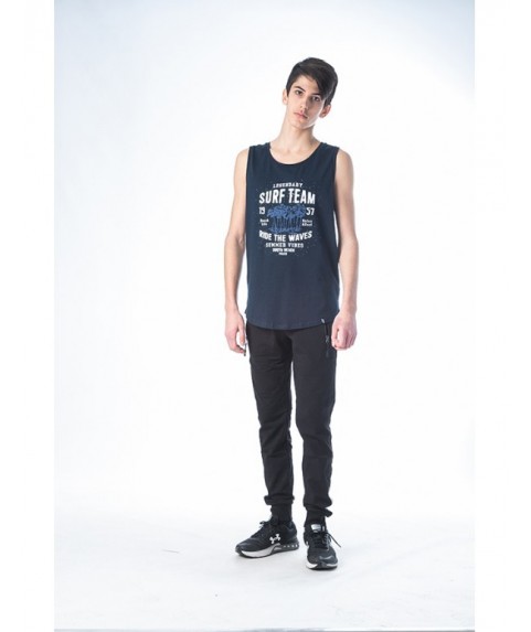 Μπλούζα αμάνικη Paco & Co ''Tank Top shirt surf team''  Navy 201588-02