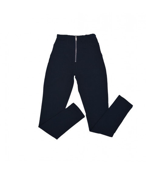 Παντελόνι Paco & Co ''High Legging with Zip'' Navy 201679-01