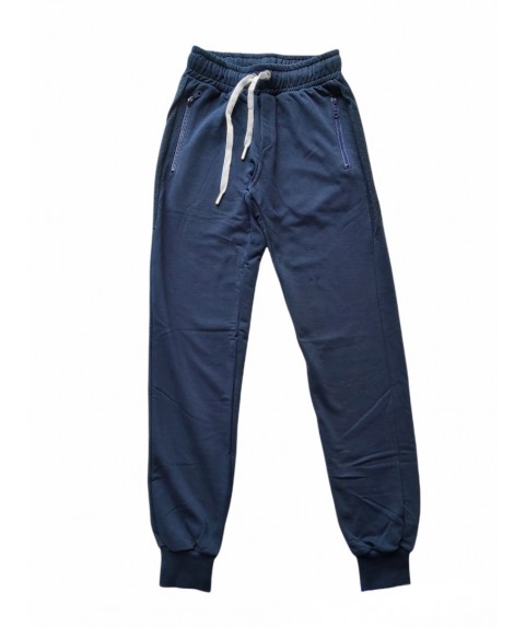 Παντελόνι φόρμα Σκουρο Μπλε Paco & Co ''Jogger Pant Paco Stripes Back'' Navy 201608-01