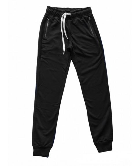 Παντελόνι φόρμα Μαυρη Paco & Co ''Jogger Pant Paco Stripes Back'' Black  201608-02
