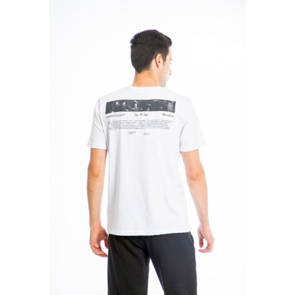 Paco & Co Ανδρικό T-shirt Λευκό Μονόχρωμο 13535-01