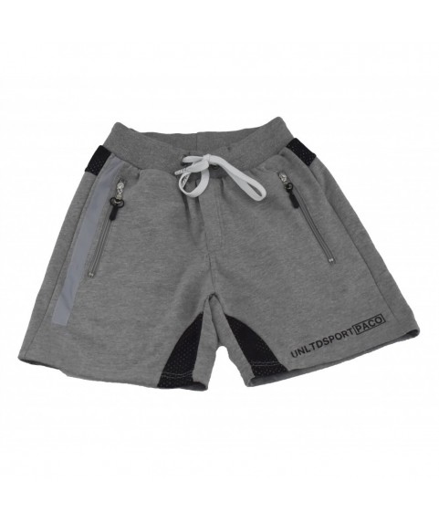Βερμούδα Paco & Co ''reflective strips'' Γκρί 201594-02