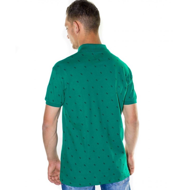 Paco & Co Men's T-shirt Polo Green