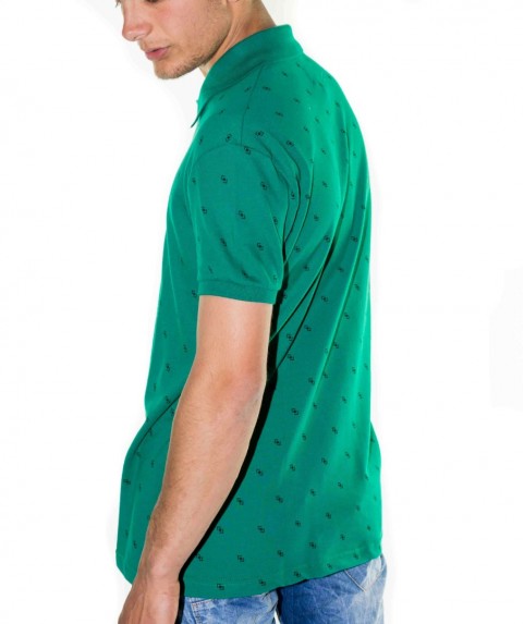 Paco & Co Men's T-shirt Polo Green