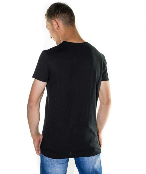 Paco & Co Men's T-shirt V-Neck Black