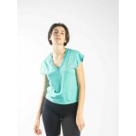 Paco & Co Γυναικείο T-shirt Mint με Λαιμόκοψη V 13412-02