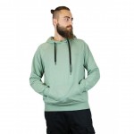 Paco & Co Ανδρικό Φούτερ με Κουκούλα και Τσέπες Πράσινο 200318-04