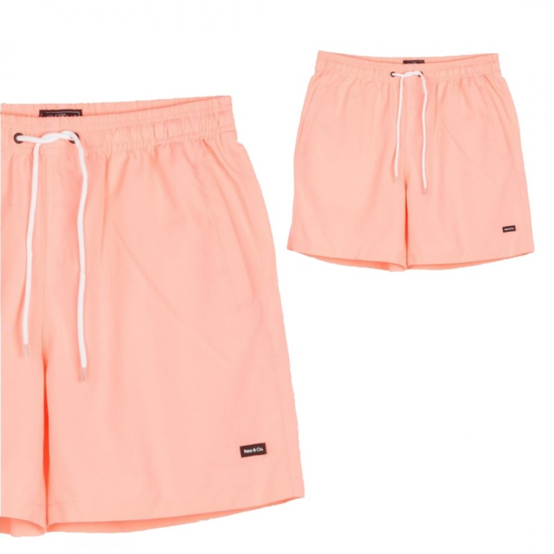 Paco & Co Ανδρικό Μαγιό Με Κορδόνι Κοραλί 2441700-Coral