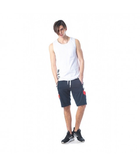 Παντελόνι “Shorts with logo & strip paco&Co"Navy 201600-01