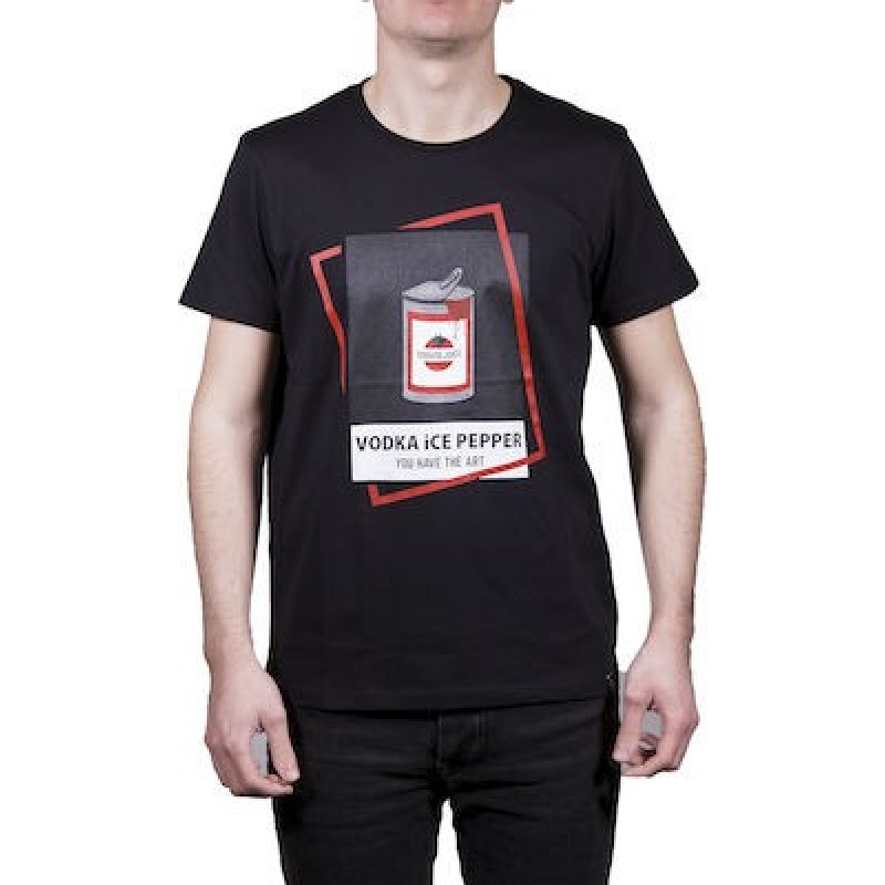 Paco & Co Men's T-Shirt  Black Vodka Ice  85123