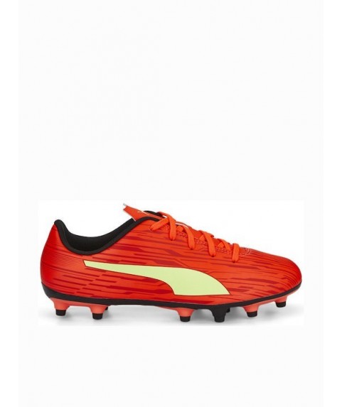 Puma Παιδικά Ποδοσφαιρικά Παπούτσια Rapido III με Τάπες Κόκκινο  106576 07
