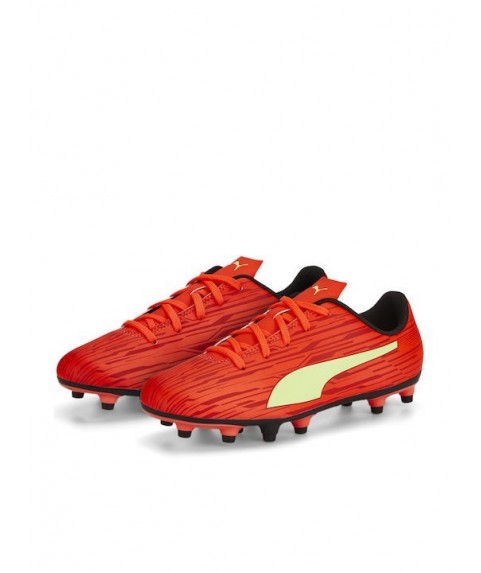 Puma Παιδικά Ποδοσφαιρικά Παπούτσια Rapido III με Τάπες Κόκκινο  106576 07