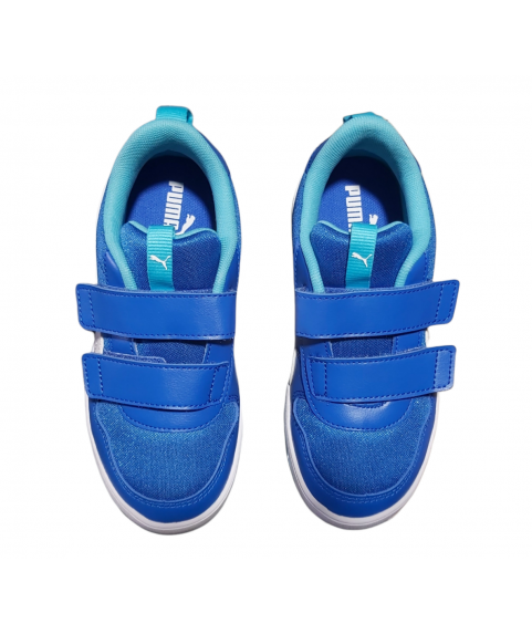 Παιδικό αθλητικό παπούτσι για αγόρι Puma MultiFlex Mesh Μπλέ 380845-06