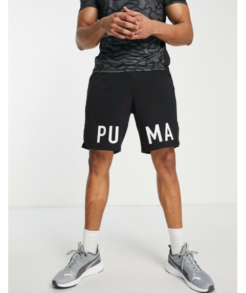 Ανδρική βερμούδα Puma Training Μαύρο 521539-01