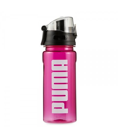 Puma Πλαστικό Παγούρι 600ml Διάφανο Ροζ 053518-17