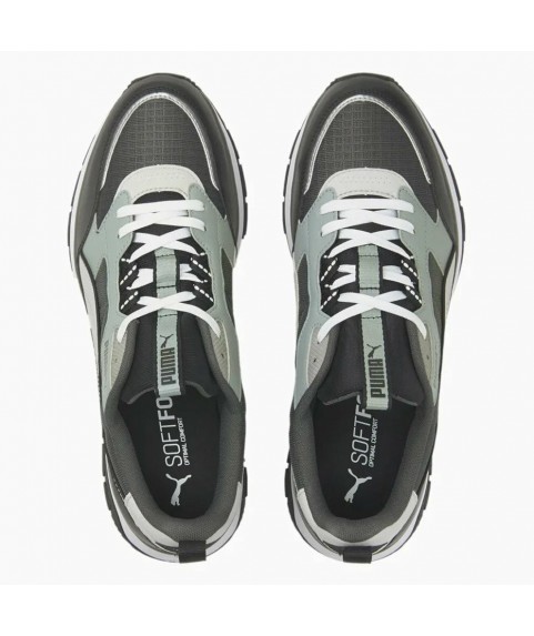 Ανδρικά Παπούτσια Puma R78 Trek Sneakers Άσπρο Μαύρο Γκρί 380728-09