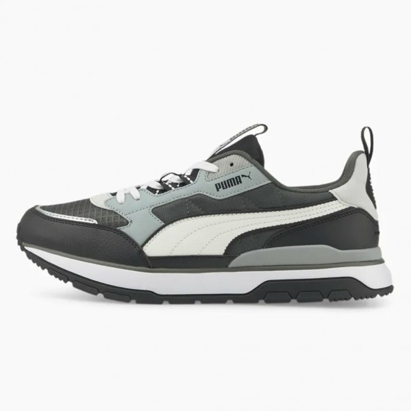 Ανδρικά Παπούτσια Puma R78 Trek Sneakers Άσπρο Μαύρο Γκρί 380728-09