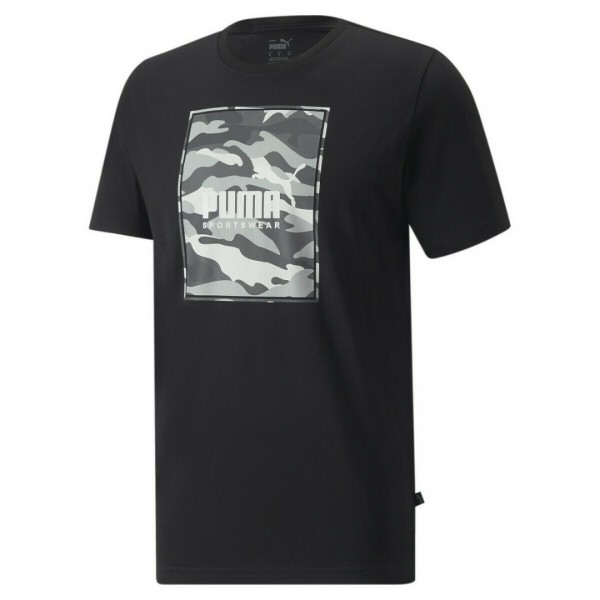 Ανδρικό T-Shirt Puma Box Camo Μαύρο 849085-01
