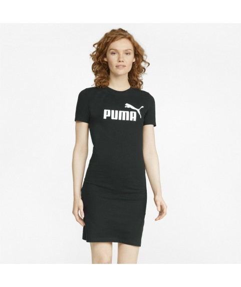Puma Φόρεμα Essentials Mini All Day Κοντομάνικο Μαύρο 848349-01