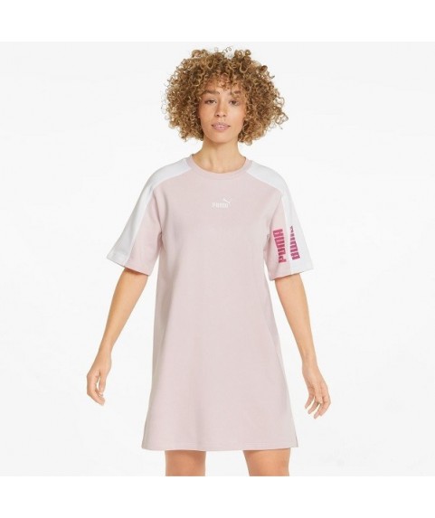 Puma Φόρεμα Mini All Day Φόρεμα Κοντομάνικο Ρόζ 847118-16