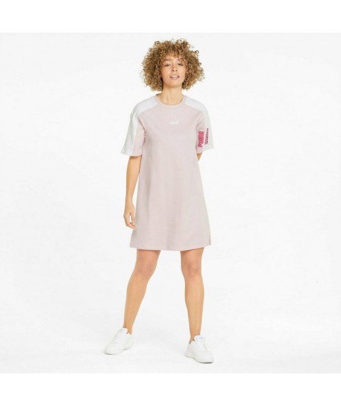 Puma Φόρεμα Mini All Day Φόρεμα Κοντομάνικο Ρόζ 847118-16