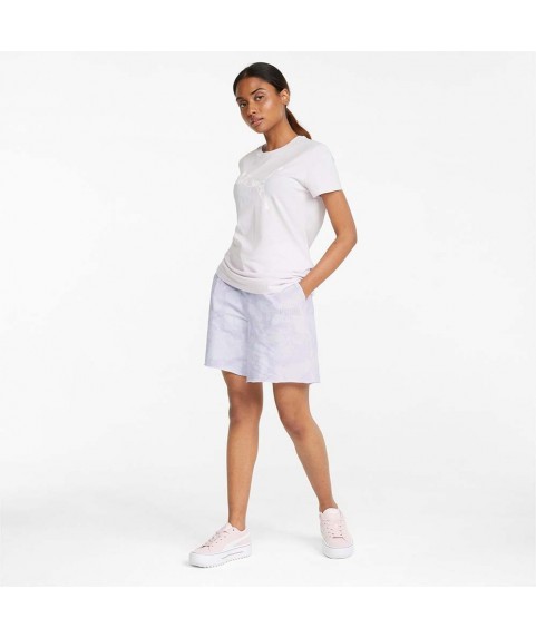 Puma Summer Graphic Γυναικείο Αθλητικό Σορτς Ψηλόμεσο Λιλά 848412-17