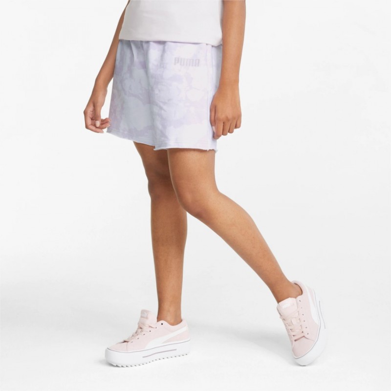 Puma Summer Graphic Γυναικείο Αθλητικό Σορτς Ψηλόμεσο Λιλά 848412-17